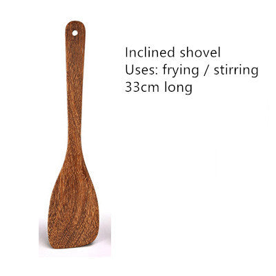 Non-stick cooking special wooden spatula