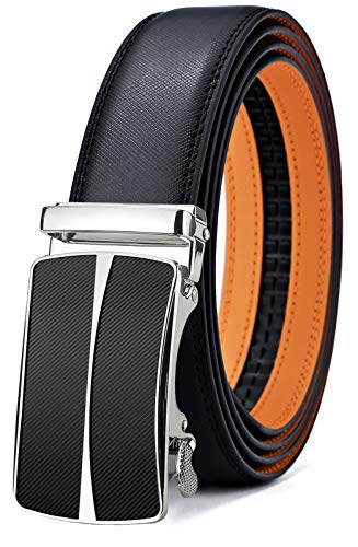 BULLIANT Men's Belt,Slide Ratchet Belt For Gift Men Dress Pant Shirt Oxfords,Trim To Fit