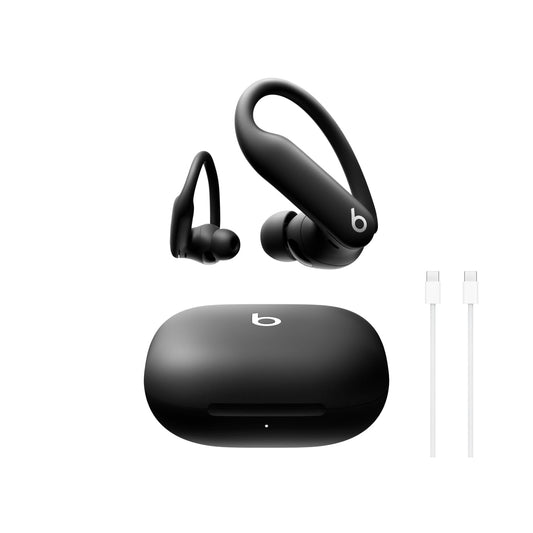 Beats Powerbeats Pro 2 Wireless Bluetooth Earbuds - Noise Cancelling, Apple H2 Chip, Heart Rate Monitor, IPX4, Up to 45H Battery & Wireless Charging Case, Works with Apple & Android - Jet Black