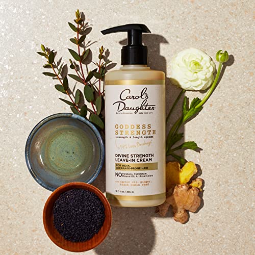 Carol's Daughter X Coco Gauff Goddess Strong Bundle: Hair Care Kit with Shampoo, Conditioner, Leave-In Treatment and Scalp Oil, 4 Items