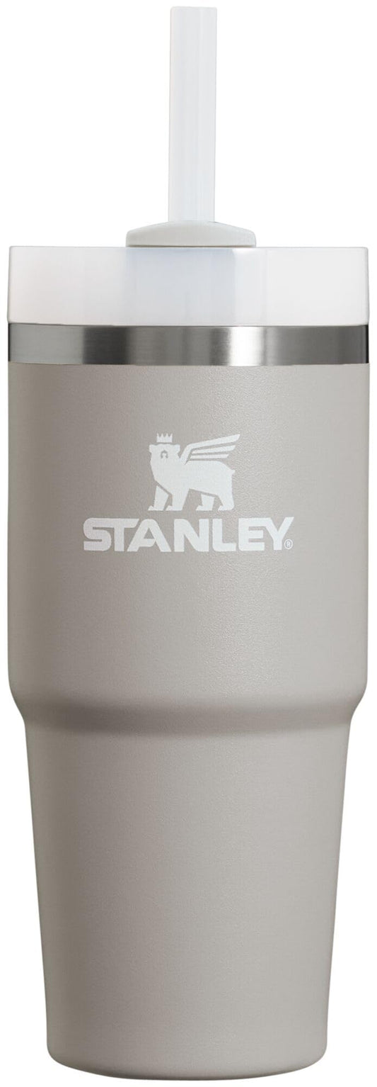 Stanley Quencher H2.0 Tumbler with Straw 14 oz | Twist On 3-Way Lid | Cupholder Compatible for Travel | Insulated Stainless Steel Cup | BPA-Free | Ash