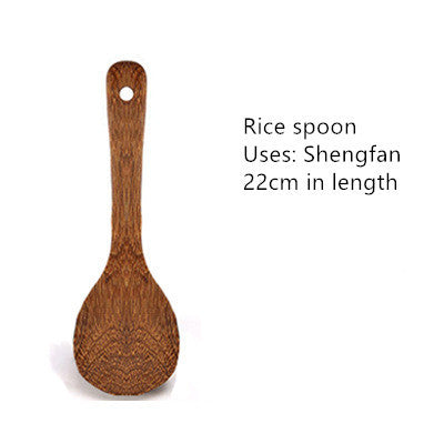 Non-stick cooking special wooden spatula