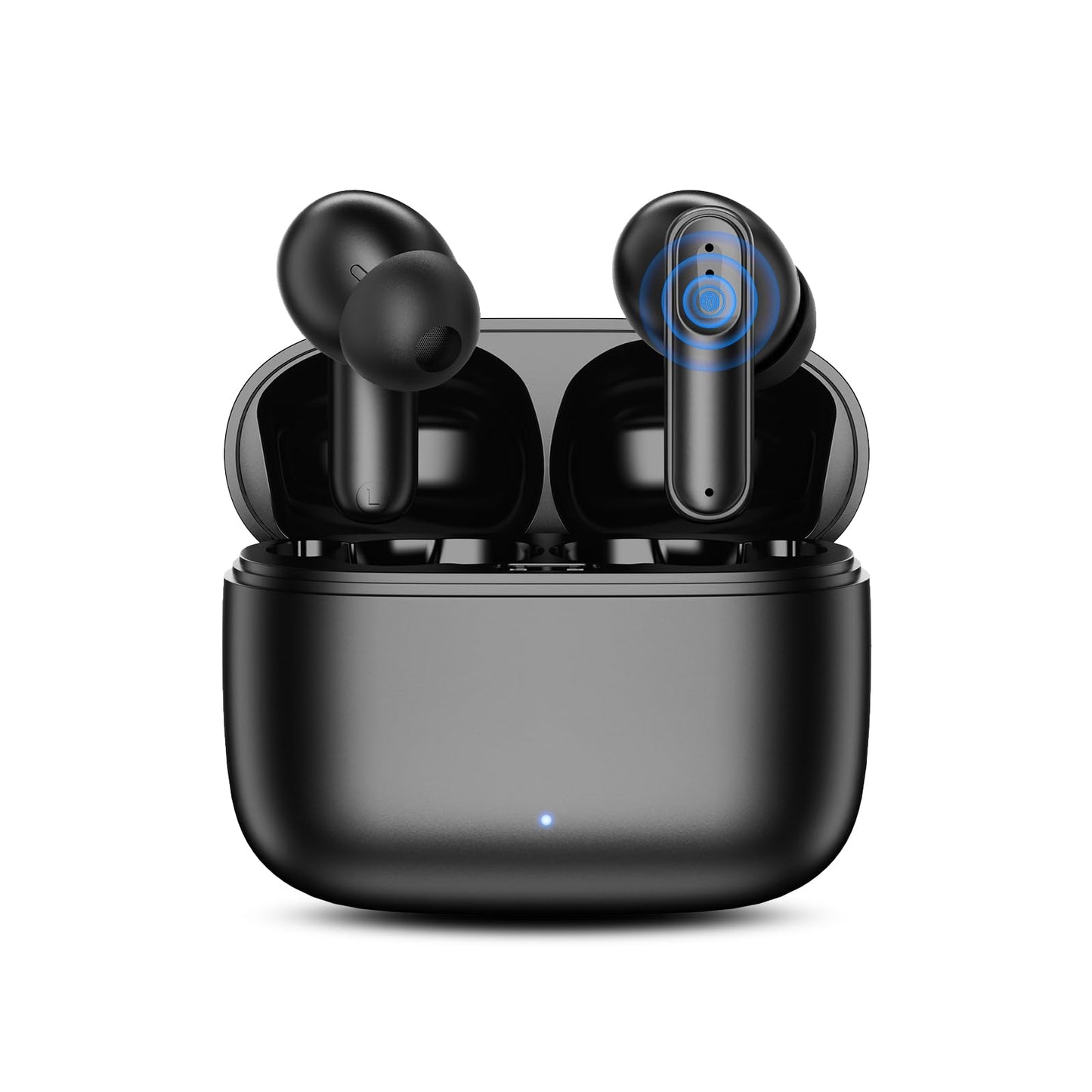 Wireless Earbuds, 42H Playtime in-Ear Headphones, HiFi Stereo Earphones with Microphone for TV/Phone/Laptop/Computer