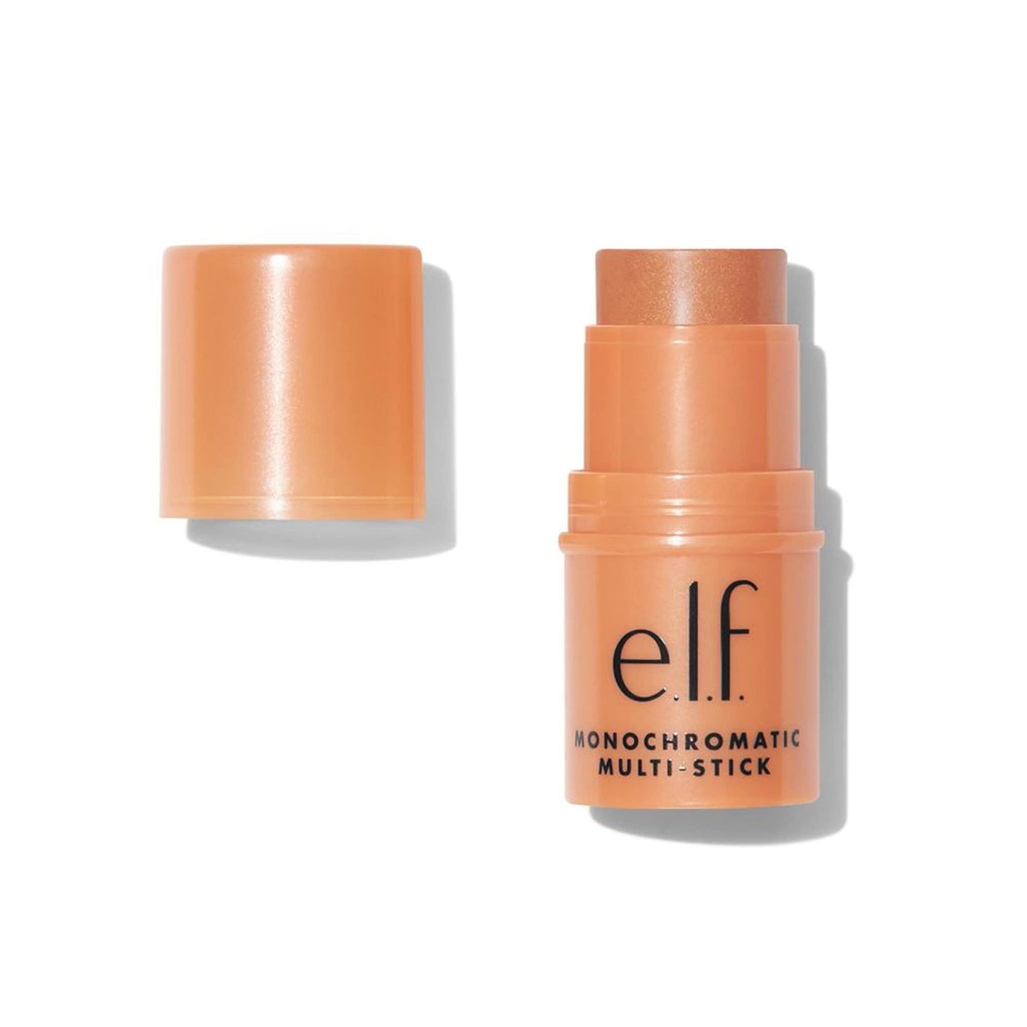 e.l.f. Monochromatic Multi Stick, Travel-Sized Luxuriously Creamy & Blendable Color For Eyes, Lips & Cheeks, Vegan & Cruelty-Free, Glimmering Guava, 0.17 Oz