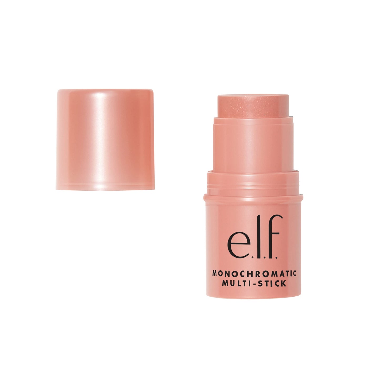 e.l.f. Monochromatic Multi Stick, Travel-Sized Luxuriously Creamy & Blendable Color For Eyes, Lips & Cheeks, Vegan & Cruelty-Free, Glimmering Guava, 0.17 Oz