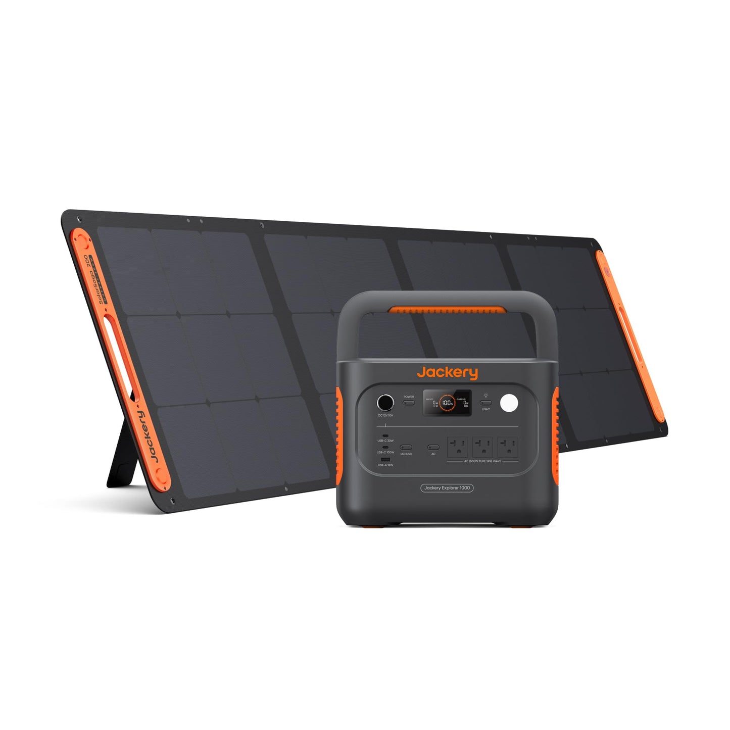 Jackery Explorer 1000 v2 Portable Power Station,1070Wh LiFePO4 Battery,1500W AC/100W USB-C Output, 1 Hr Fast Charge, Solar Generator for Outdoor Camping,Emergency, RV, Off-Grid Living