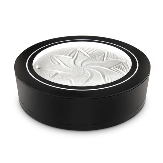 Homedics 11” Drift Sandscape, Compact Size, Zen Garden, Meditation Accessories, Decorative Sandscape, Smart LED Lighting, Wi-Fi Enabled (Black)