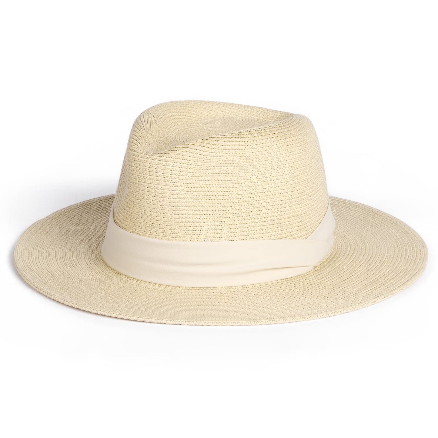 FURTALK Womens Mens Wide Brim Straw Panama Hat Fedora Summer Beach Sun Hat UPF Straw Hat for Women