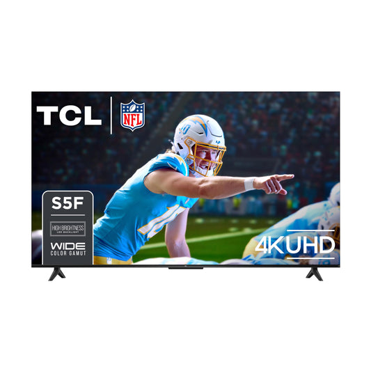 TCL 55-Inch Class S5 UHD 4K LED Smart TV with Fire TV (55S551F, 2024 Model), Dolby Vision, HDR PRO+, Dolby Atmos, Alexa Built-in with Voice Remote, Apple AirPlay 2 Compatibility, Streaming Television