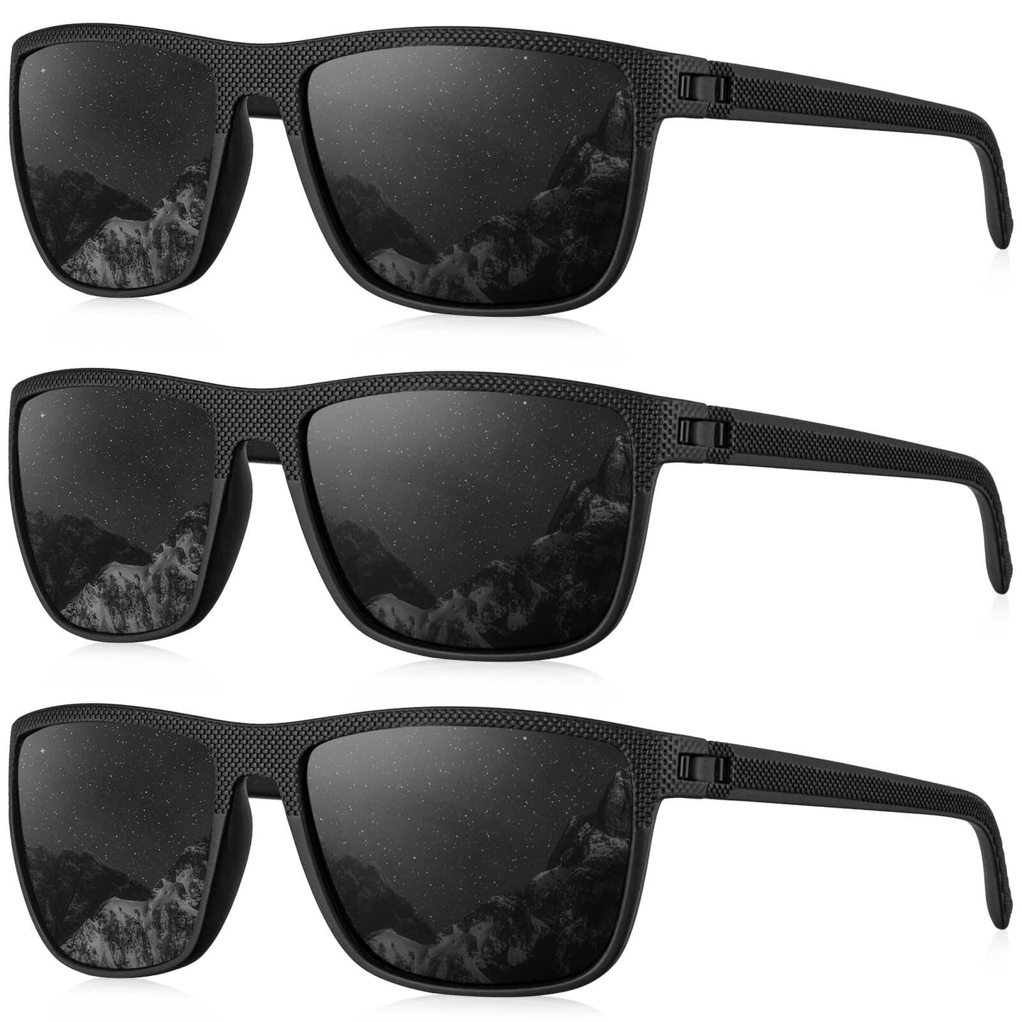 KALIYADI Polarized Sunglasses for Men, Lightweight Sun Glasses with UV Protection for Driving Fishing Golf