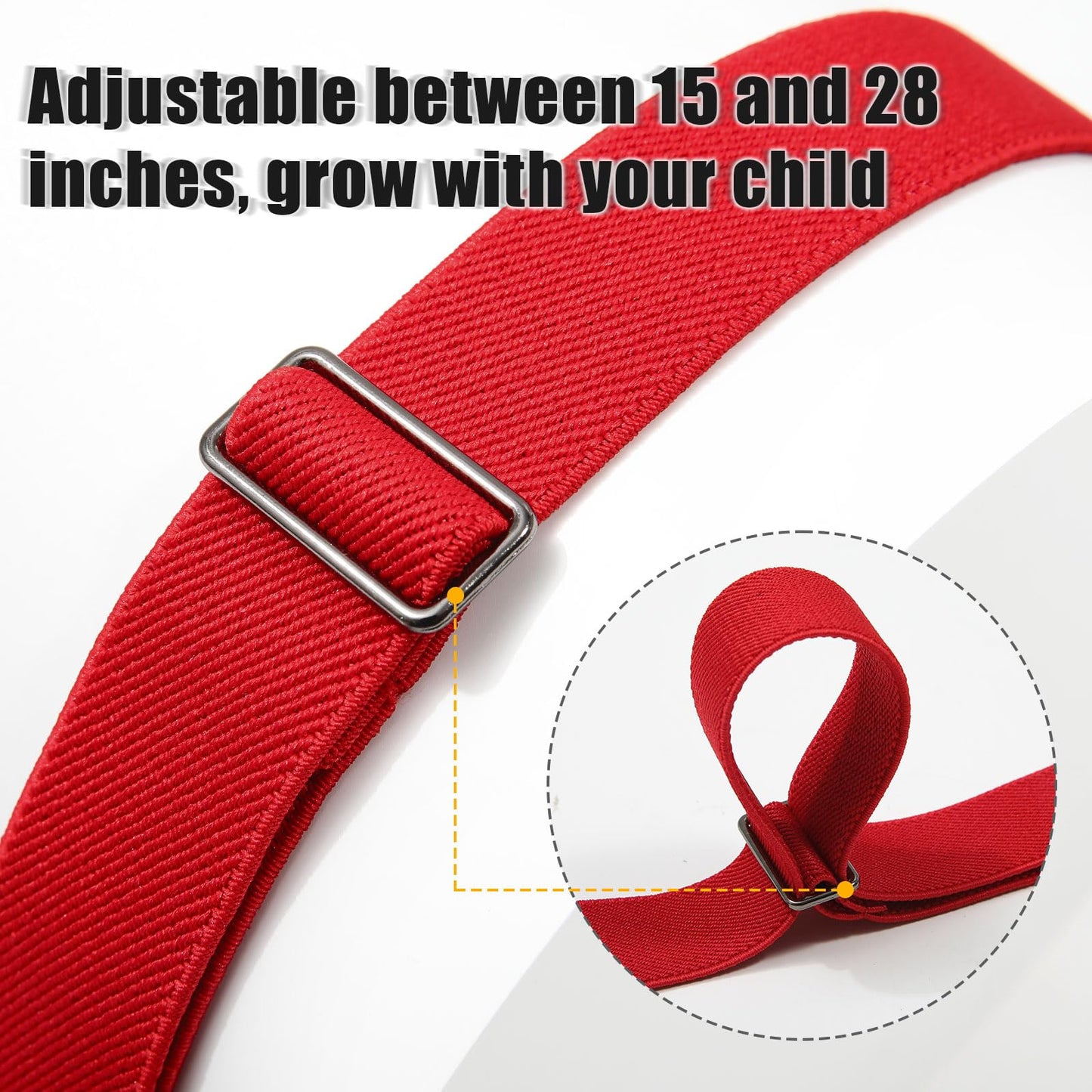 Kajeer Magnetic Boys Belt, Adjustable Elastic Kids Belts for Boys Girl with Magnetic Buckle