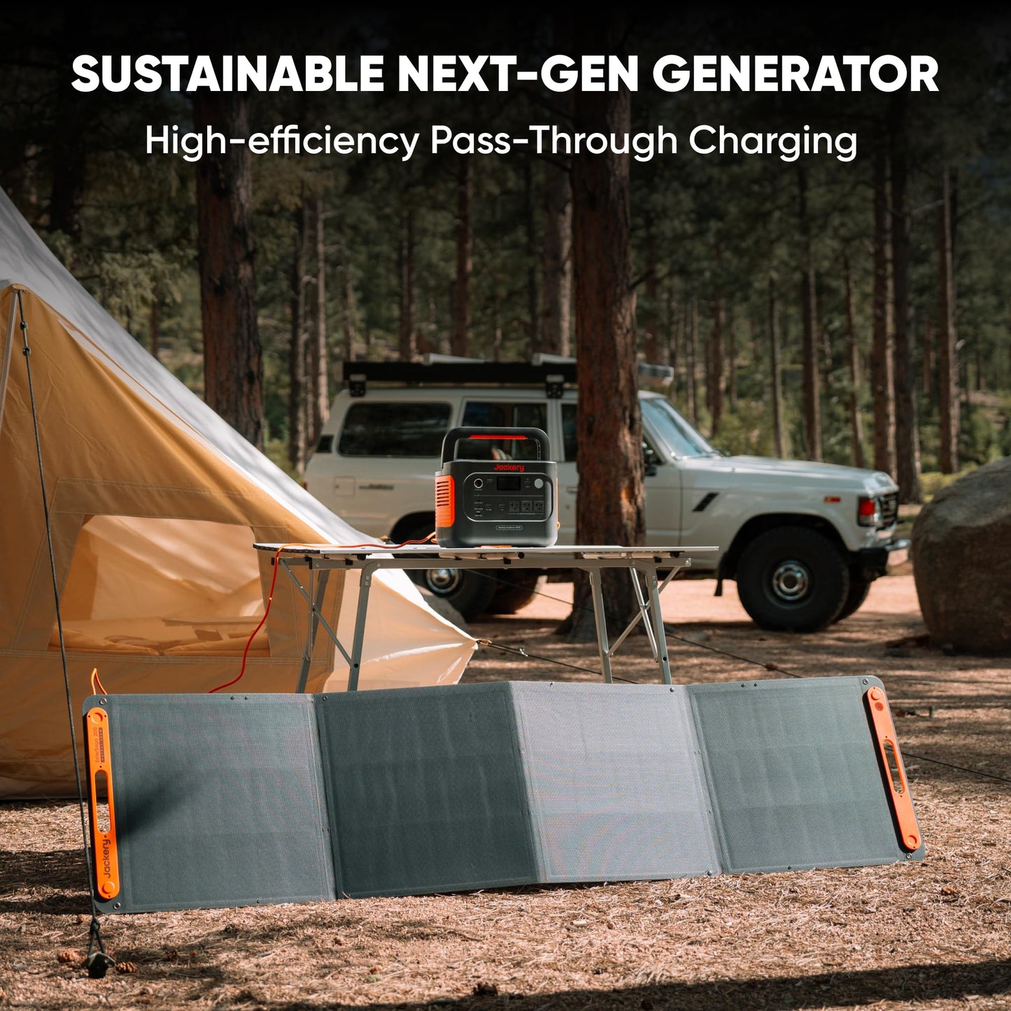 Jackery Explorer 1000 v2 Portable Power Station,1070Wh LiFePO4 Battery,1500W AC/100W USB-C Output, 1 Hr Fast Charge, Solar Generator for Outdoor Camping,Emergency, RV, Off-Grid Living