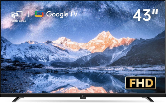 FPD 43-inch Smart TV Google TV 1080p Full HD with Google Play and Chromecast Built-in, HDR 10, Dolby Audio, Voice Remote, Stream Live TV(Palette-Series, CG43-P3, 2024 Model)