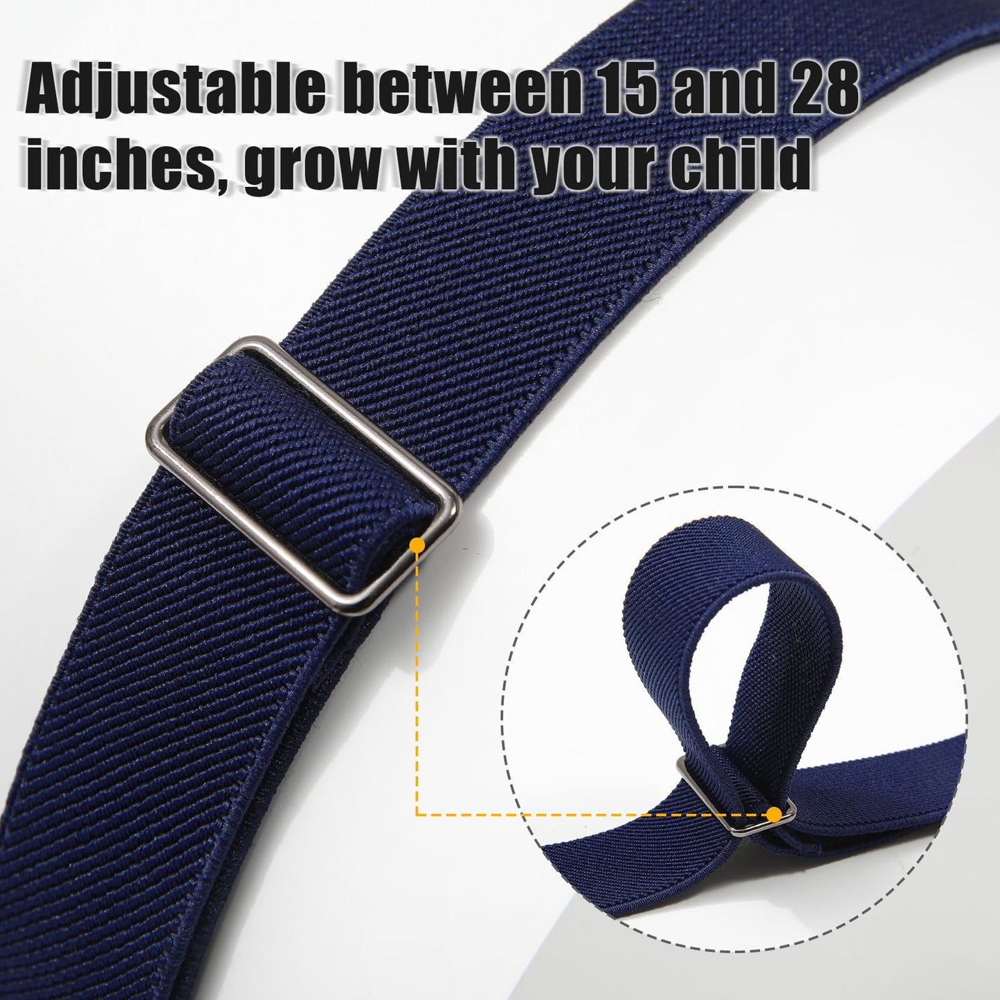 Kajeer Magnetic Boys Belt, Adjustable Elastic Kids Belts for Boys Girl with Magnetic Buckle