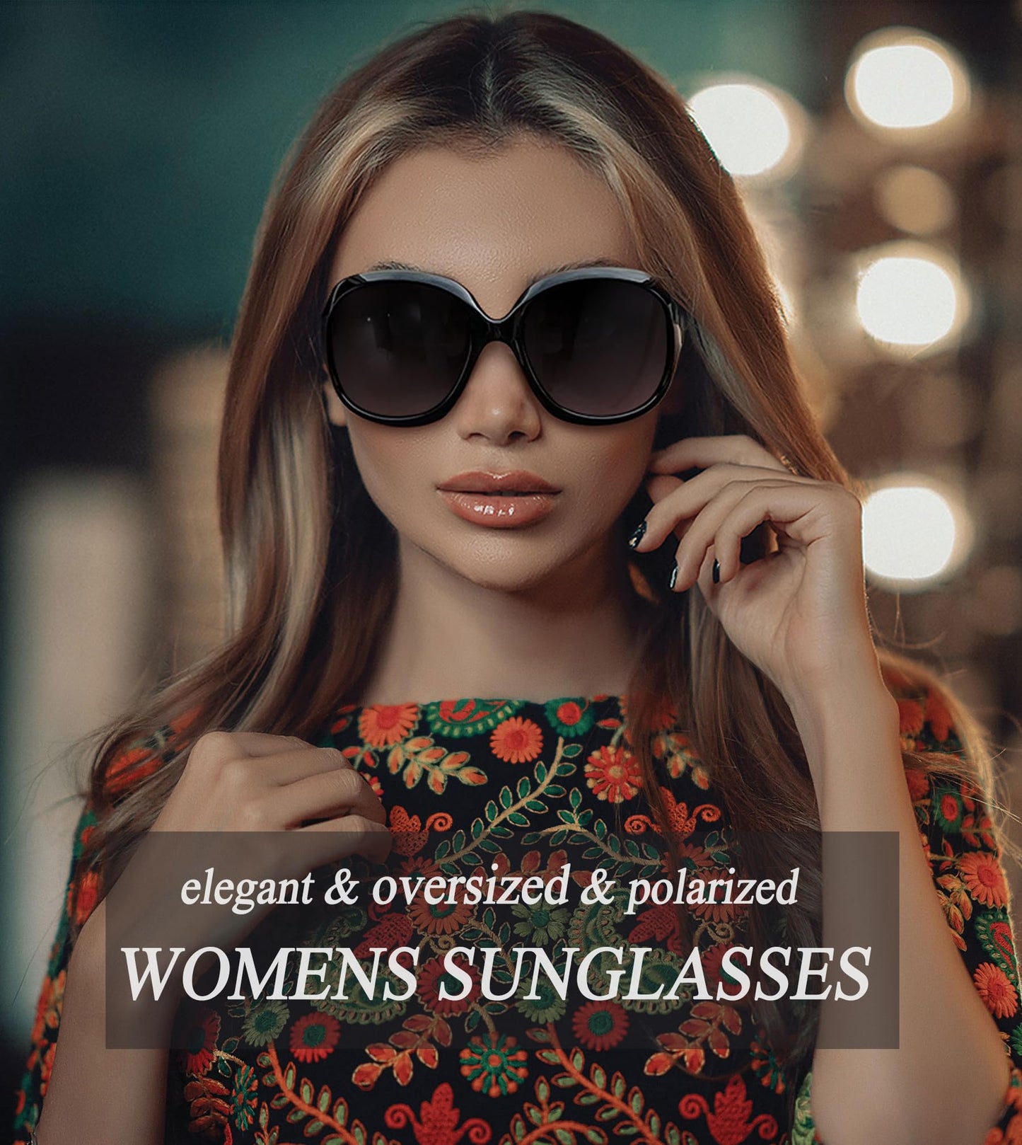 Joopin Oversized Sunglasses Womens Trendy Polarized Large Driving Sun Glasses Ladies UV Protective Big Sunnies Shades