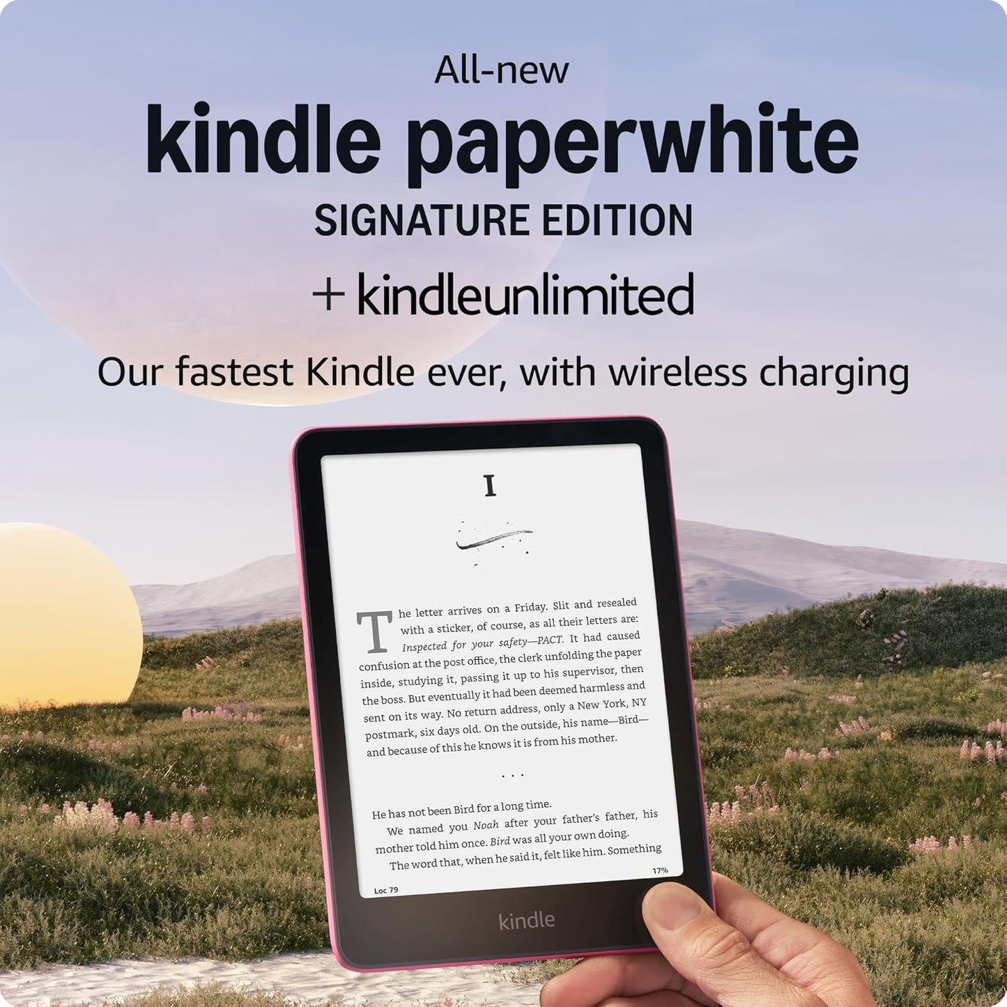 All-new Amazon Kindle Paperwhite Signature Edition (32 GB) – Our fastest Kindle with auto-adjusting front light, wireless charging, and weeks of battery life – Metallic Black