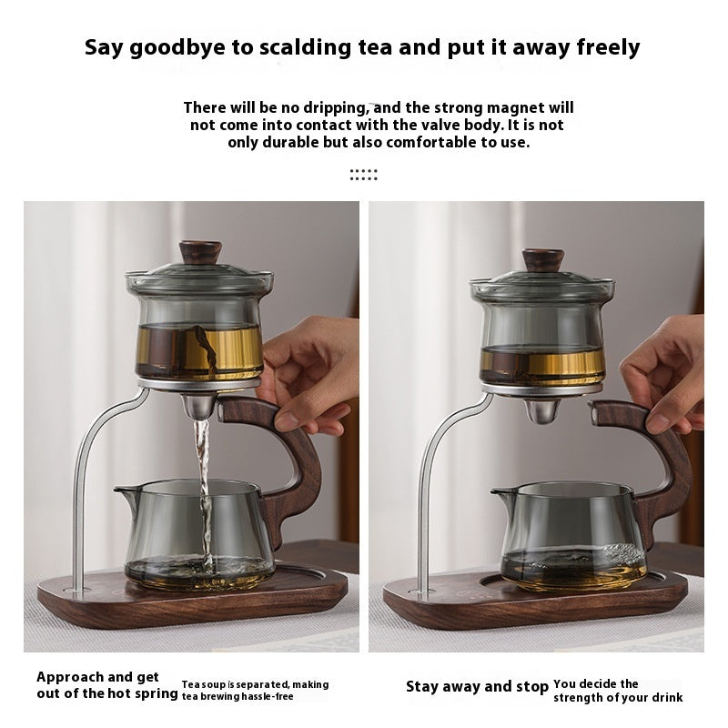 Tea Square Teapot Lazy Man Teaware Tea Water Separation