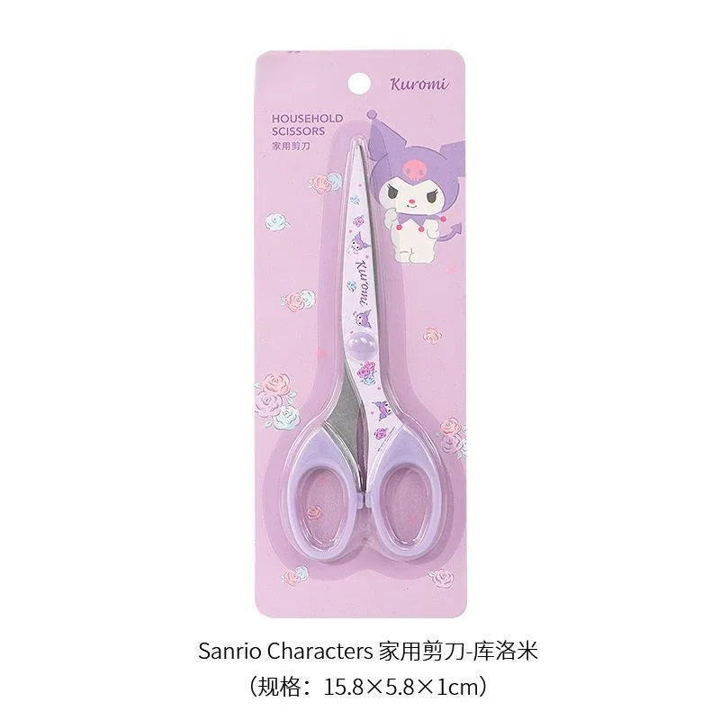 sanrio series Cinnamoroll Pochacco Kuromi My melody scissors cute cartoon male and female students art scissors homework office