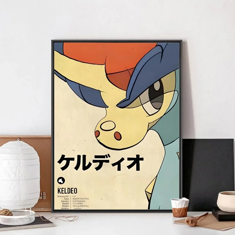 Anime Cartoon Figure Poster No Framed Poster Kraft Club Bar Paper Vintage Poster Wall Art Painting Bedroom Study Stickers