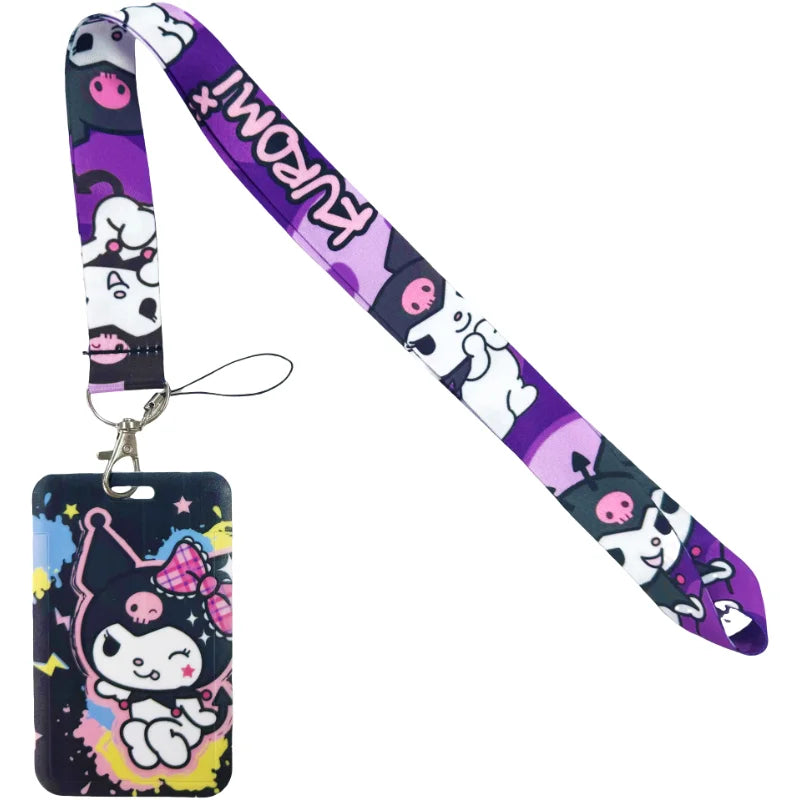 Wholesale Anime Movie  Lanyard For Keys Chain Credit Card Cover Pass Mobile Phone Charm Straps ID Badge Holder Key Accessories