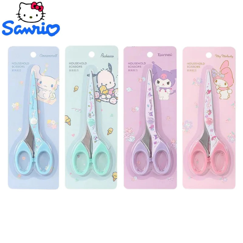 sanrio series Cinnamoroll Pochacco Kuromi My melody scissors cute cartoon male and female students art scissors homework office