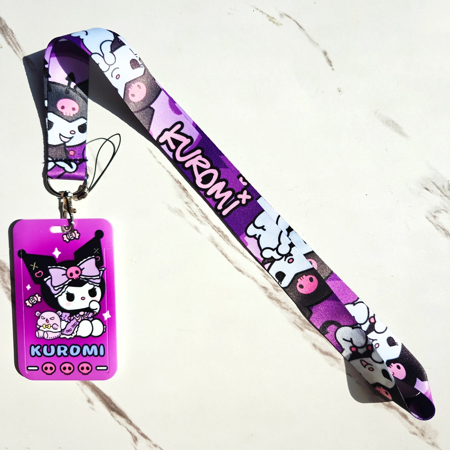 Wholesale Anime Movie  Lanyard For Keys Chain Credit Card Cover Pass Mobile Phone Charm Straps ID Badge Holder Key Accessories