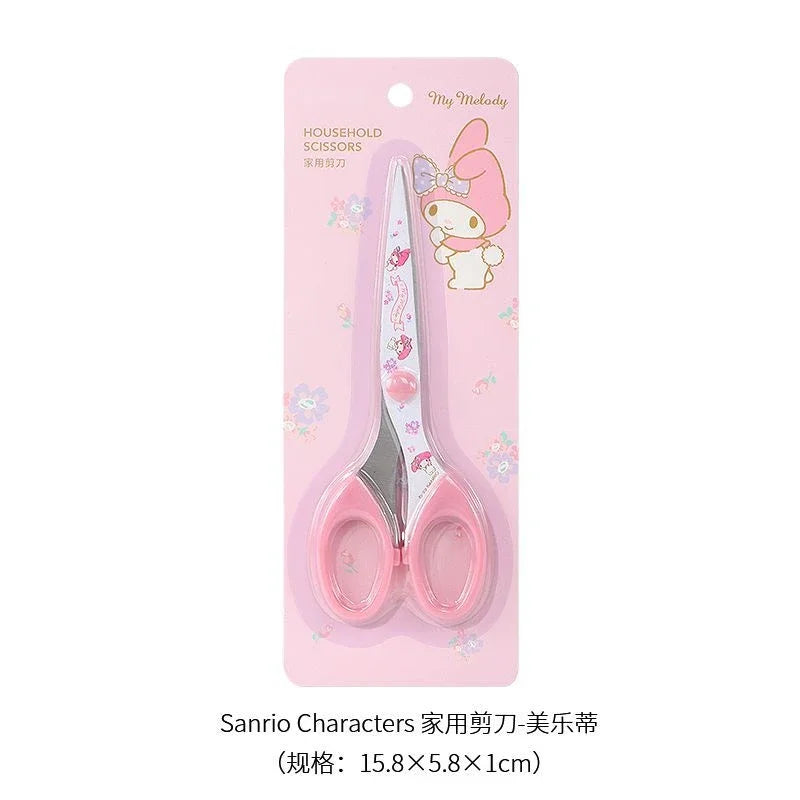 sanrio series Cinnamoroll Pochacco Kuromi My melody scissors cute cartoon male and female students art scissors homework office