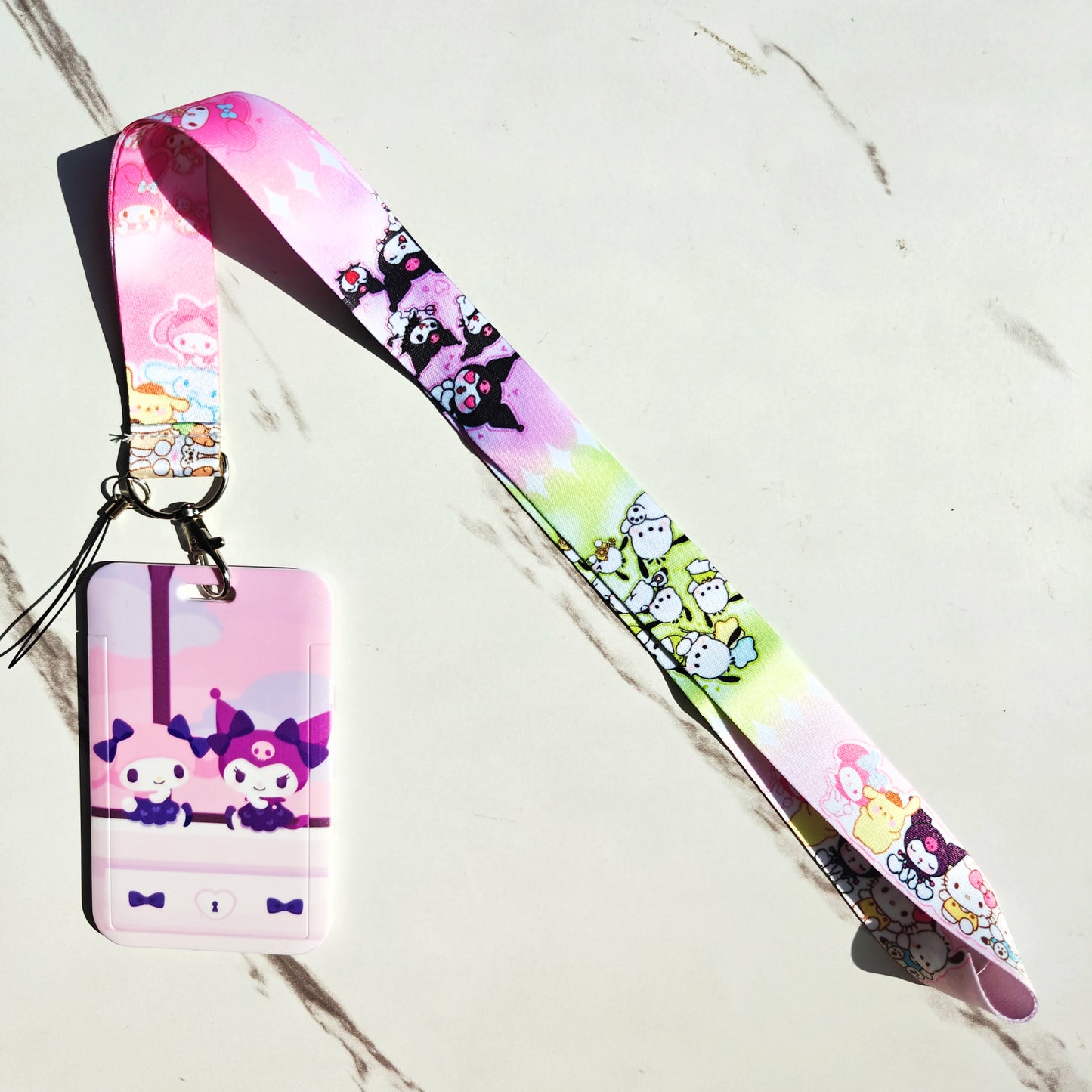 Wholesale Anime Movie  Lanyard For Keys Chain Credit Card Cover Pass Mobile Phone Charm Straps ID Badge Holder Key Accessories