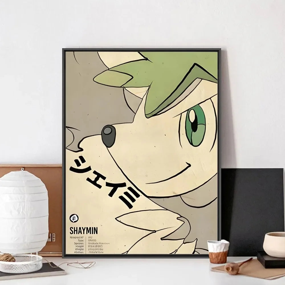 Anime Cartoon Figure Poster No Framed Poster Kraft Club Bar Paper Vintage Poster Wall Art Painting Bedroom Study Stickers