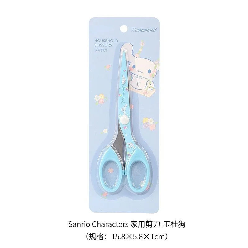 sanrio series Cinnamoroll Pochacco Kuromi My melody scissors cute cartoon male and female students art scissors homework office