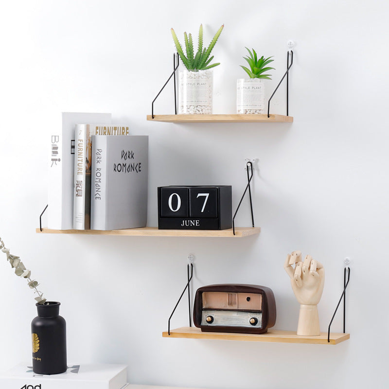 Home Solid Wood Wall Shelf